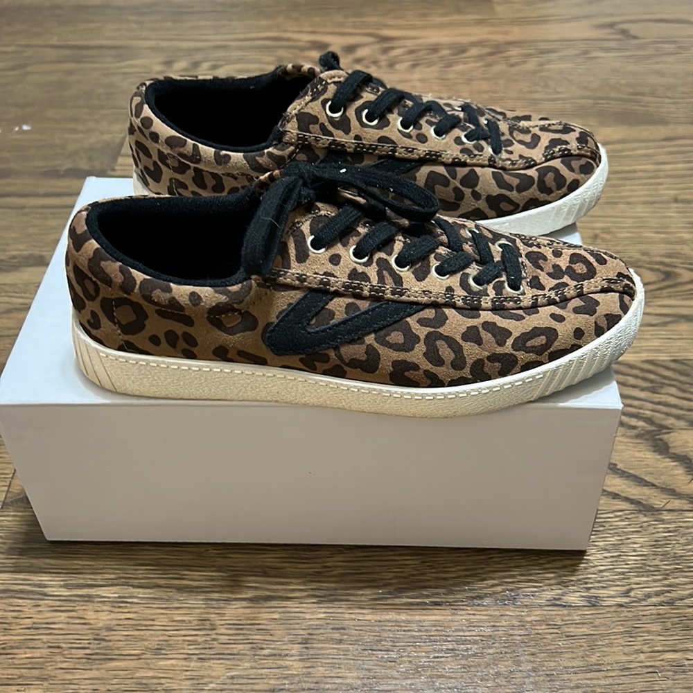 Tretorn animal print sneakers size 7 bought at Anthropologie great condition